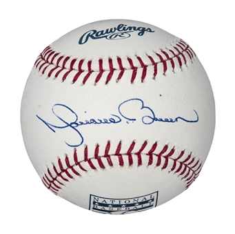 Mariano Rivera Signed Hall of Fame OML Baseball (PSA)